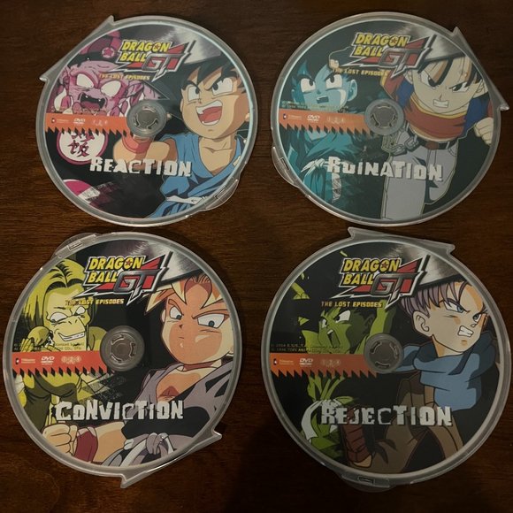 Dragonball GT DVDs